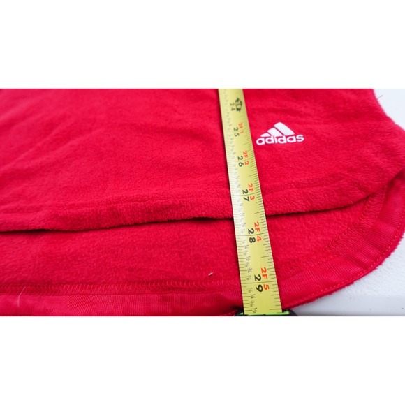 Adidas Golf Fleece Pullover Shirt Top Long Sleeve Turtleneck Red Womens XL NWT - Picture 13 of 14